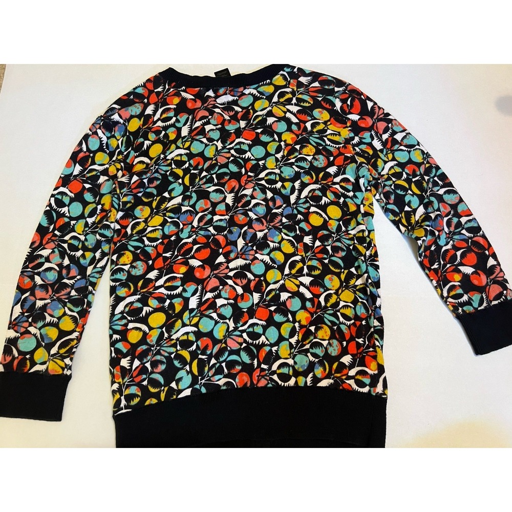 Marc By Marc Jacob's Colorful Floral 100% Cotton Preppy Cardigan Size S - Picture 5 of 5